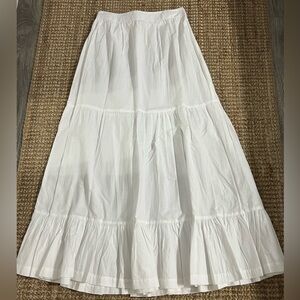 White long skirt